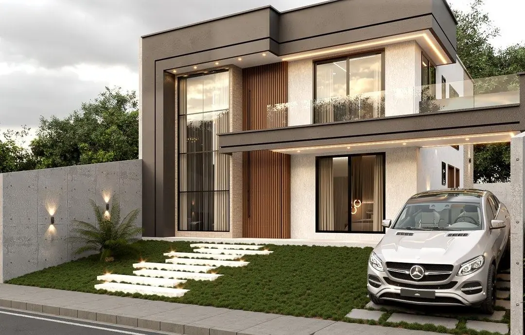 Diseño arquitectónico de casa moderna por PIVOT, arquitectos en Quito