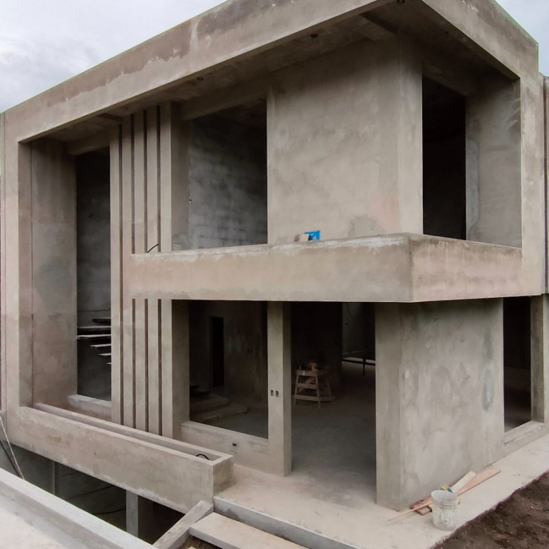 cosntrucción en obra gris